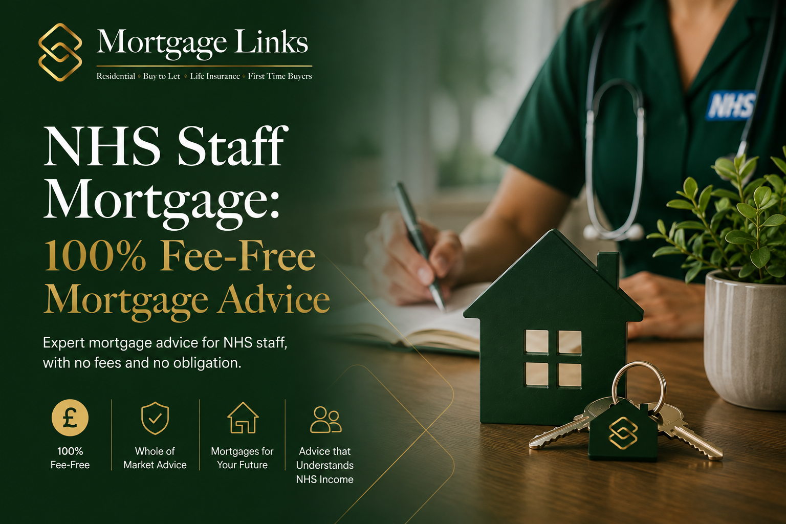 NHS Staff Mortgage: 100% Fee-Free Mortgage Advice