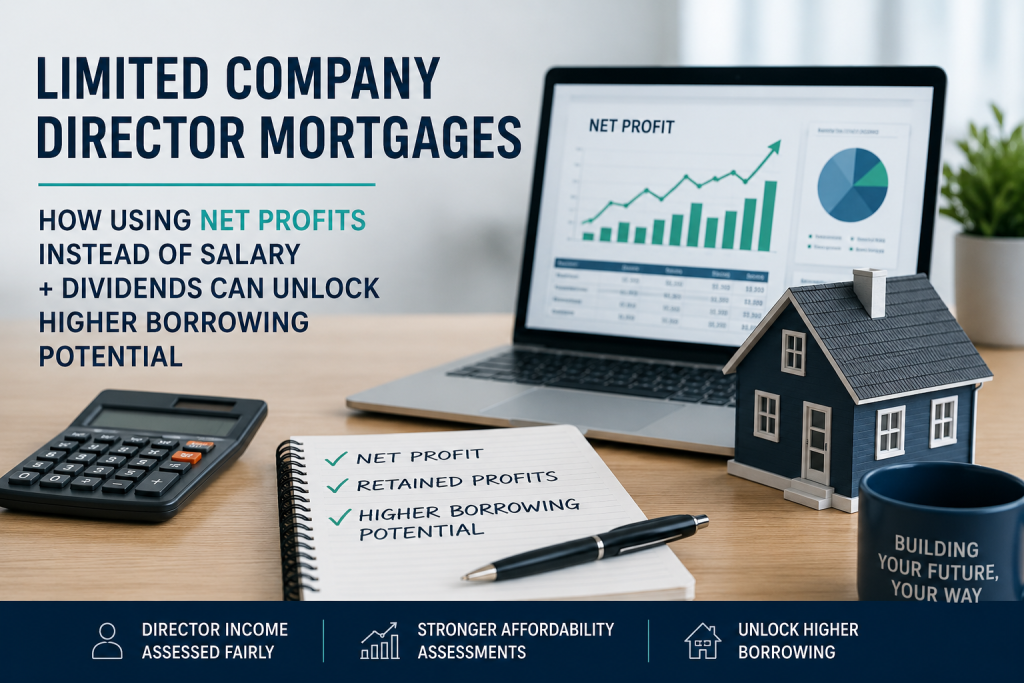 Limited Company Director Mortgages: How Using Net Profits Could Increase Your Borrowing Power